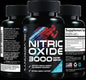 Nitric Oxide Supplement 3000Mg Blend - 3X Strength L-Arginine & L-Citrulline - Complete Pre Workout Nitric Booster - Natural Energy & Muscle Support for Men & Women - Bottled in USA - 120 Capsules